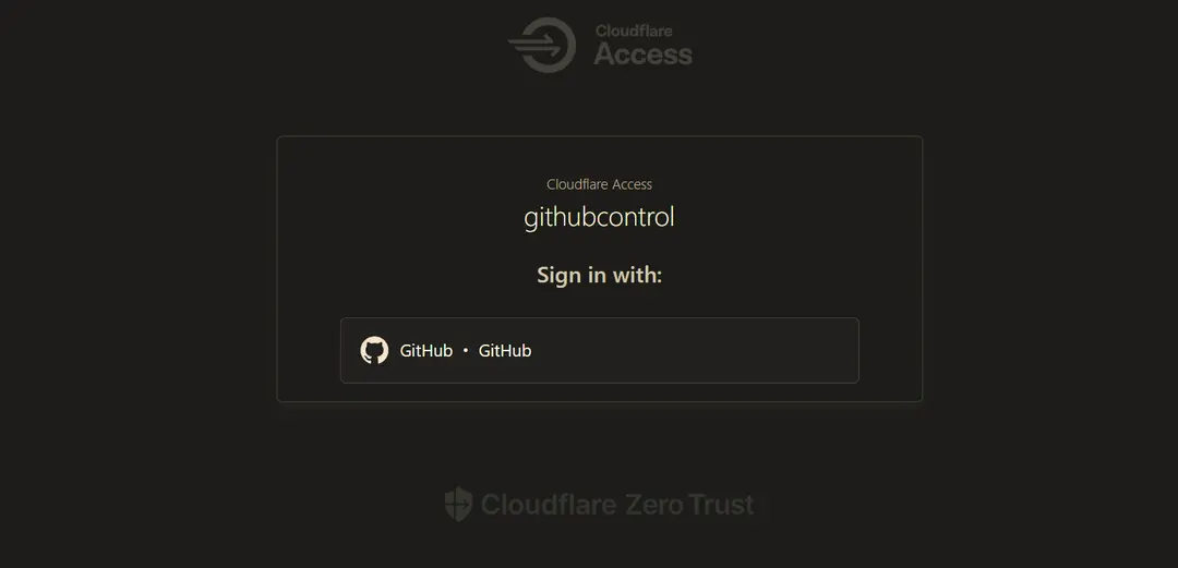 Cloudflare Zeor Trust 应用程序界面